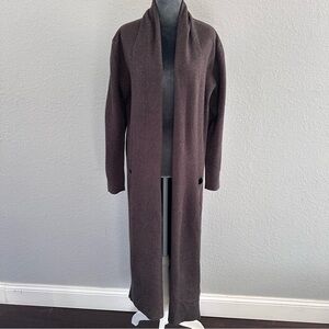 Max Sport Long Knit Duster Cardigan Open Front NWT Size M MSRP $368